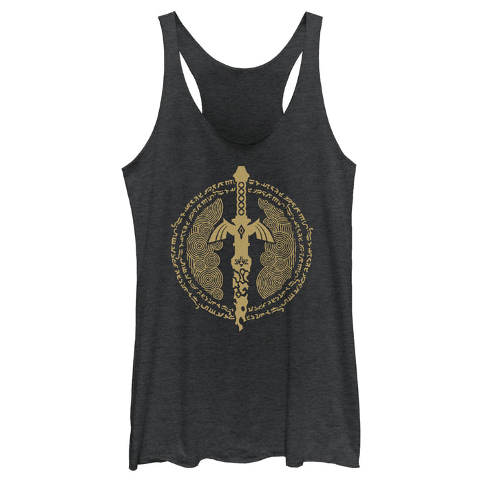 fifth sun Women's Nintendo The Legend of Zelda: Tears of the Kingdom Master Sword Icon Racerback Tank Top
