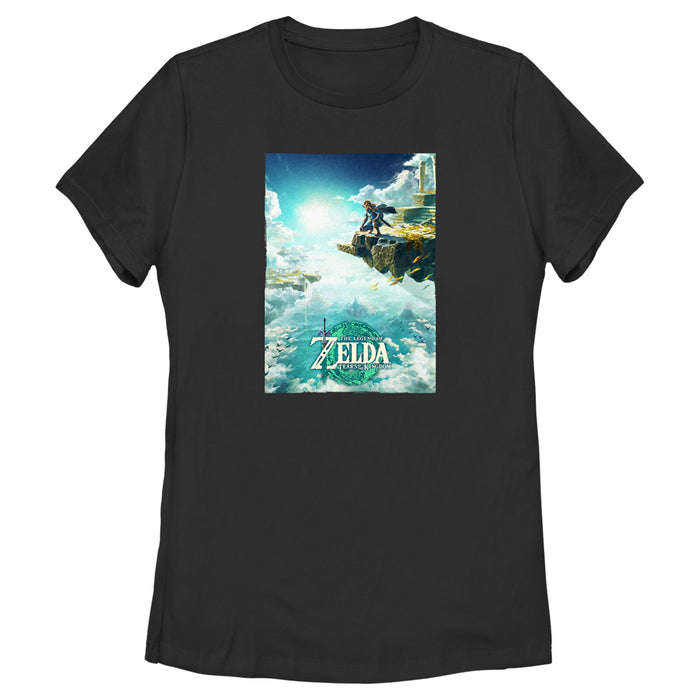 fifth sun Women's Nintendo The Legend of Zelda: Tears of the Kingdom Game Poster T-Shirt
