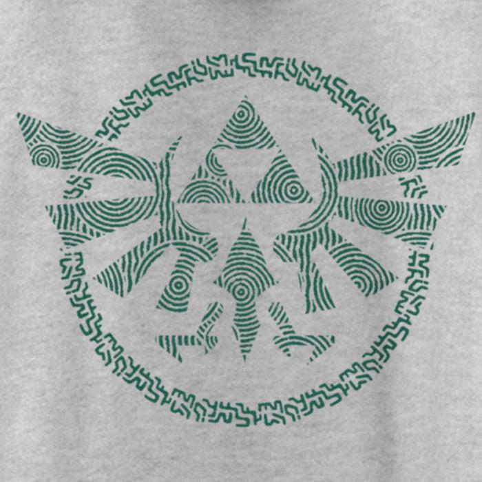 Fifth Sun Women's Nintendo The Legend Of Zelda: Tears Of The Kingdom Green Hyrule Crest Racerback Tank Top