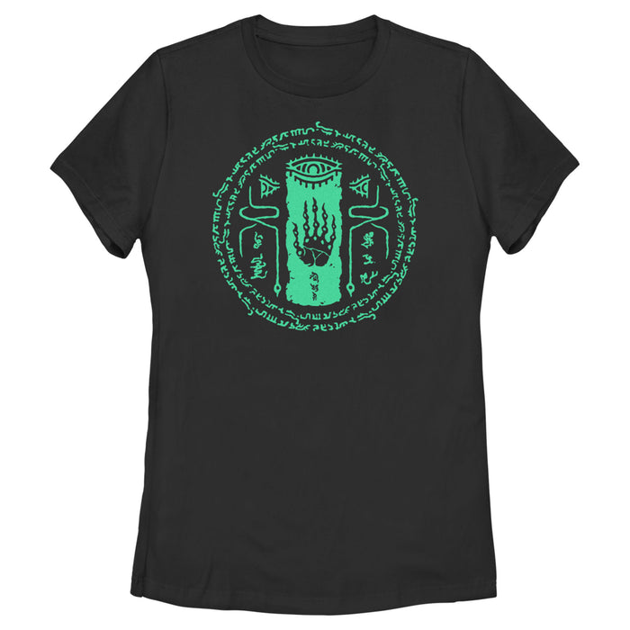 fifth sun Women's Nintendo The Legend of Zelda: Tears of the Kingdom Glowing Shrine Rune T-Shirt