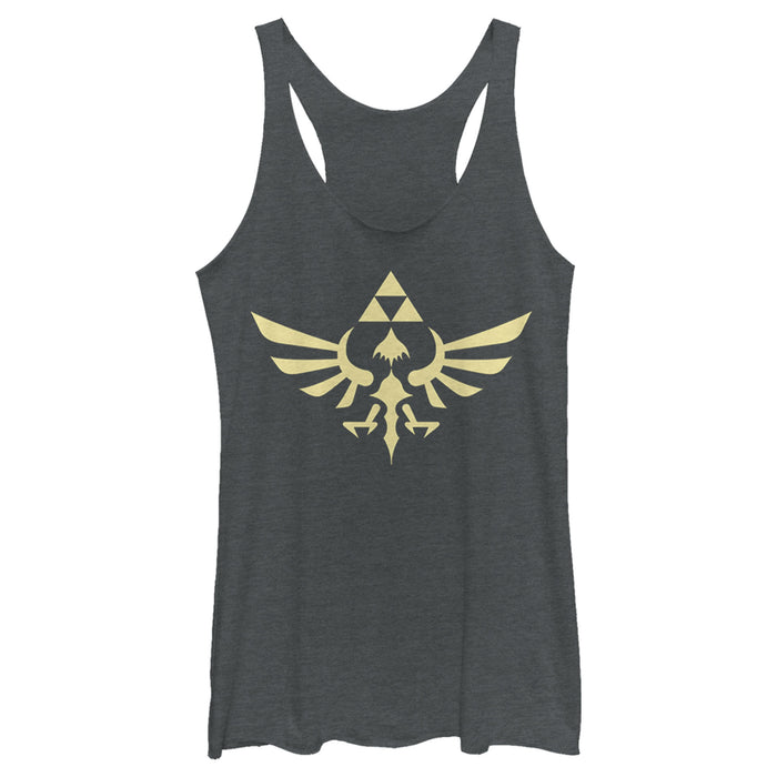 Fifth Sun Women's Nintendo Triforce Racerback Tank Top