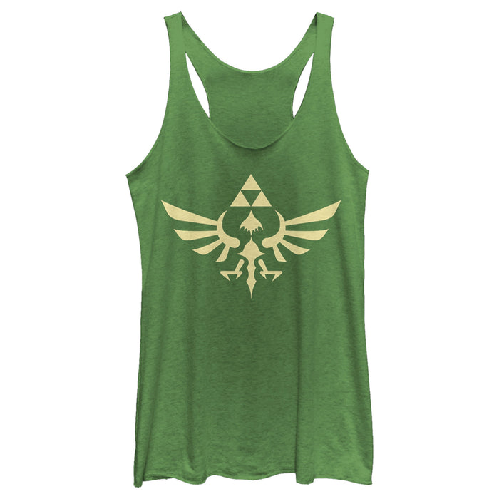 fifth sun Women's Nintendo Triforce Racerback Tank Top