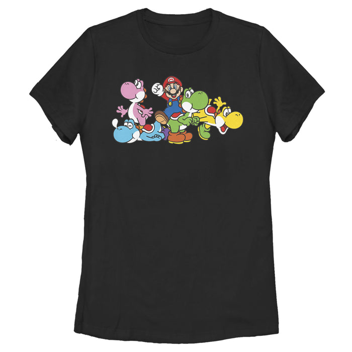 fifth sun Women's Nintendo Yoshi in Many Colors T-Shirt