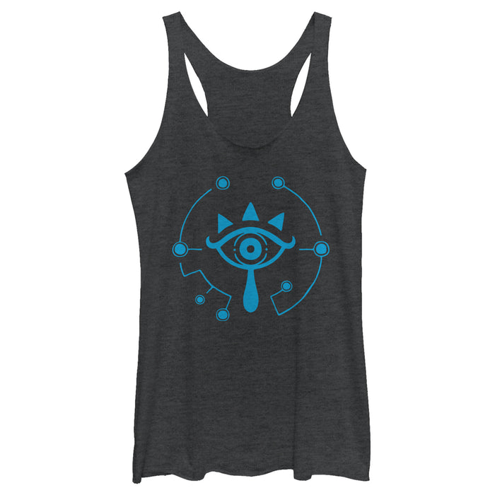 fifth sun Women's Nintendo Zelda Breath of the Wild Eye Racerback Tank Top