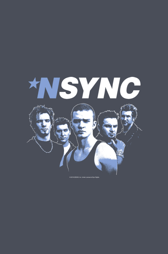 Fifth Sun Women's NSYNC Attitude Pose Racerback Tank Top