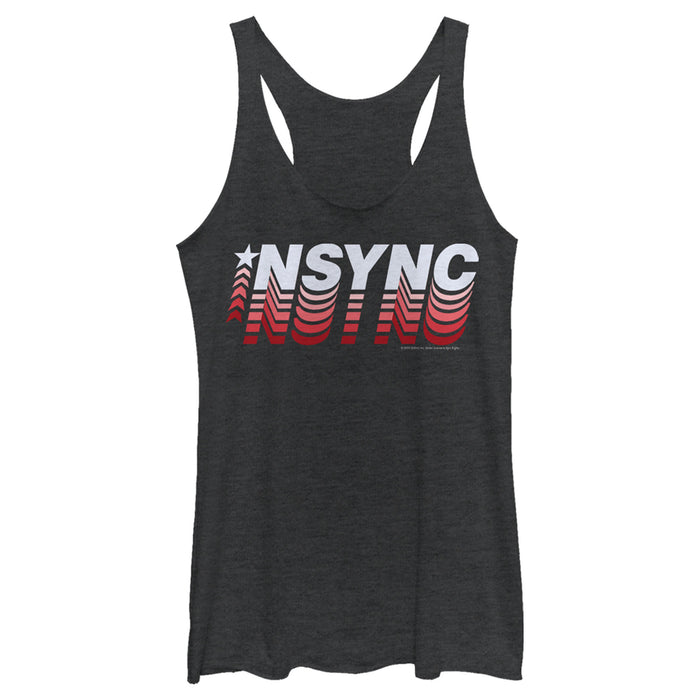 Fifth Sun Women's NSYNC Retro Fade Racerback Tank Top