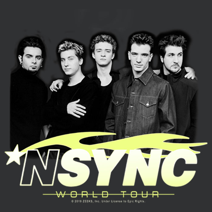 Fifth Sun Women's NSYNC World Tour Poster Racerback Tank Top