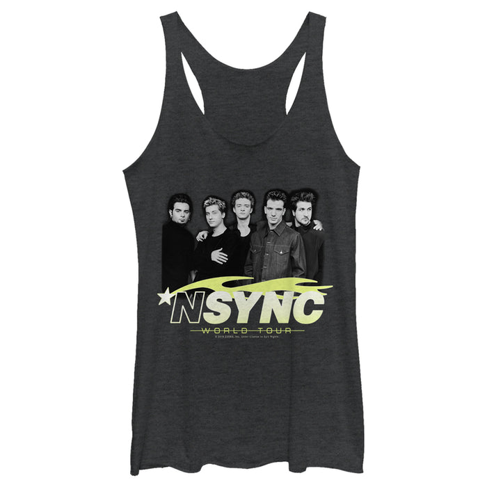 fifth sun Women's NSYNC World Tour Poster Racerback Tank Top