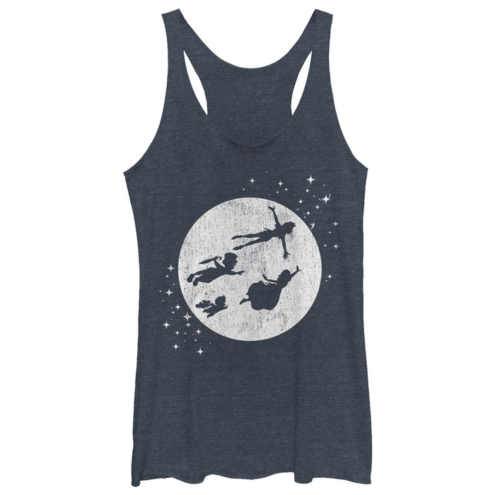 fifth sun Women's Peter Pan Fly Silhouette Racerback Tank Top