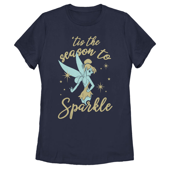 fifth sun Women's Peter Pan Peter Pan Tinker Bell 'Tis the Season to Sparkle T-Shirt