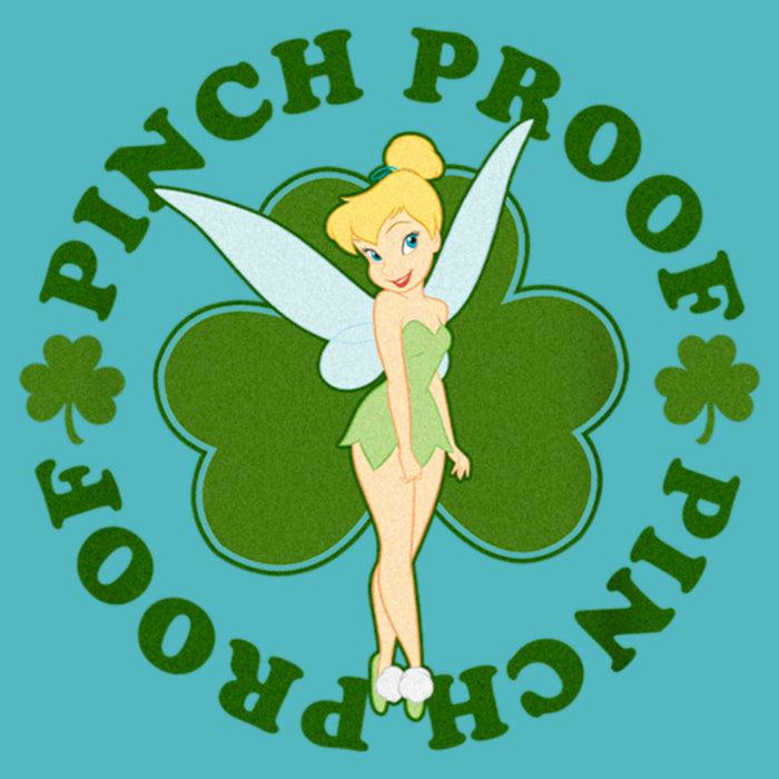Fifth Sun Women's Peter Pan St. Patrick's Day Pinch Proof Tinkerbell Racerback Tank Top