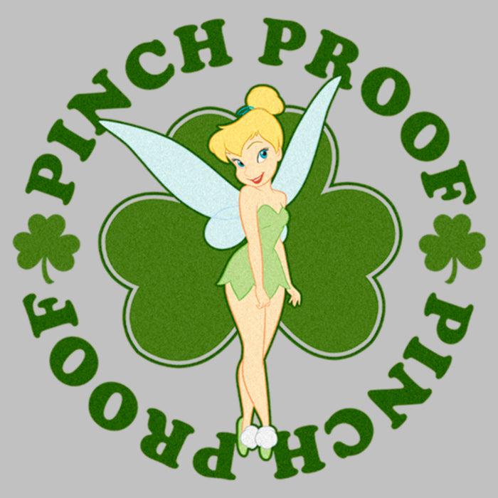 Fifth Sun Women's Peter Pan St. Patrick's Day Pinch Proof Tinkerbell T-Shirt