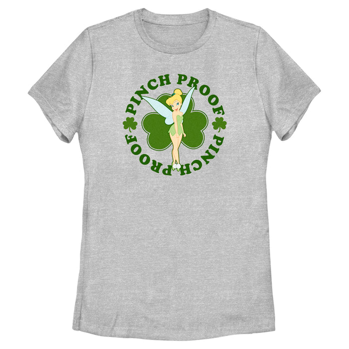 fifth sun Women's Peter Pan St. Patrick's Day Pinch Proof Tinkerbell T-Shirt