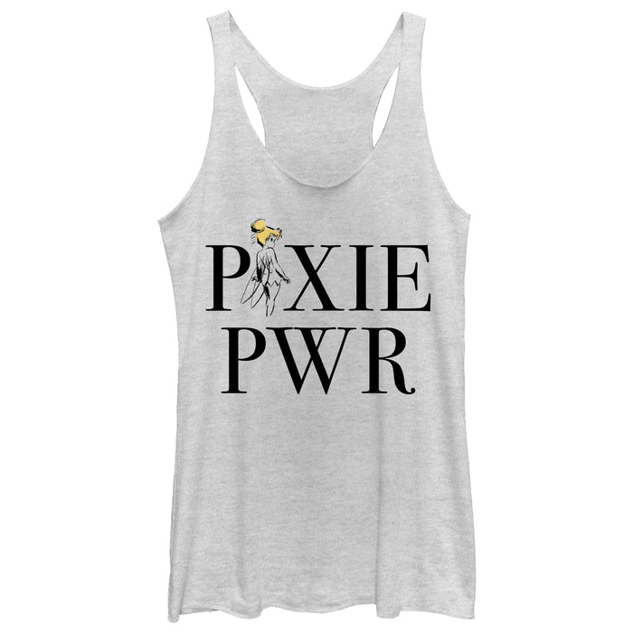 fifth sun Women's Peter Pan Tinker Bell Pixie Power Racerback Tank Top