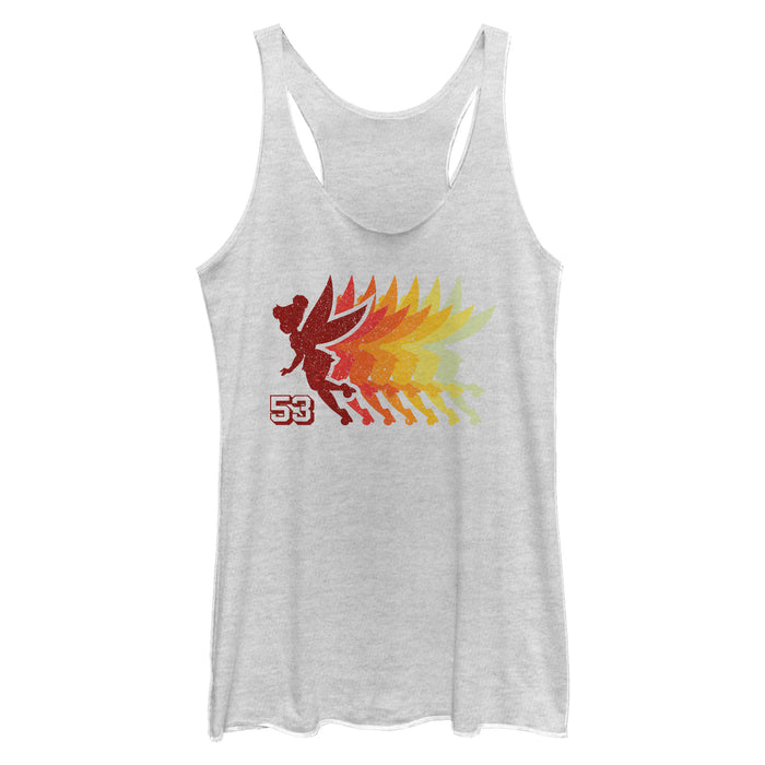 fifth sun Women's Peter Pan Tinker Bell Retro Racerback Tank Top