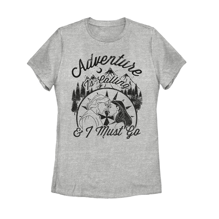 fifth sun Women's Pocahontas Adventure Calling T-Shirt