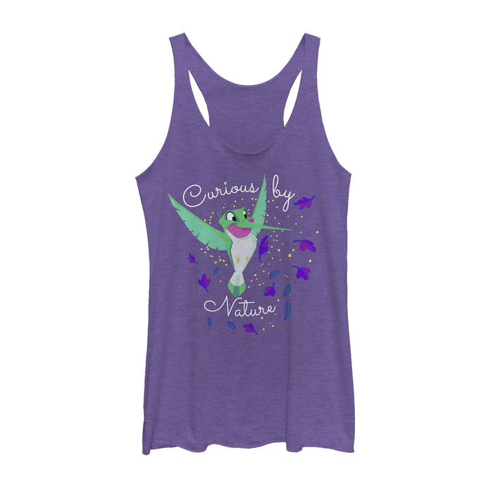 fifth sun Women's Pocahontas Curious Flit Racerback Tank Top