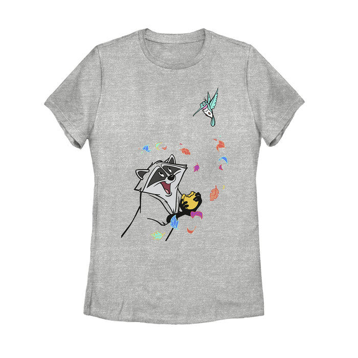 Fifth Sun Women's Pocahontas Meeko & Flit Game T-Shirt