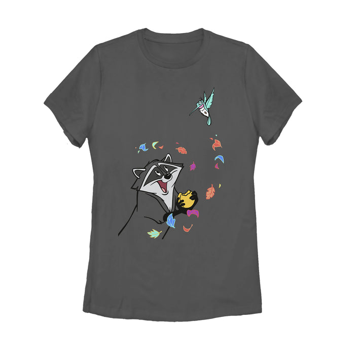 fifth sun Women's Pocahontas Meeko & Flit Game T-Shirt