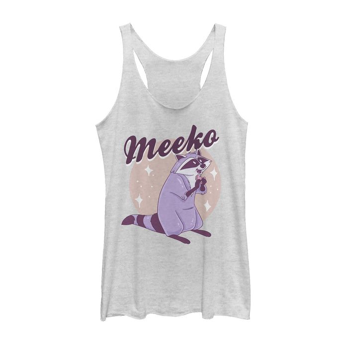 fifth sun Women's Pocahontas Meeko Portrait Racerback Tank Top