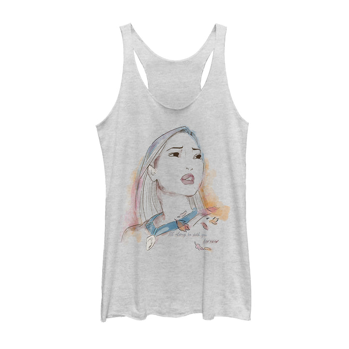 fifth sun Women's Pocahontas With You Forever Racerback Tank Top