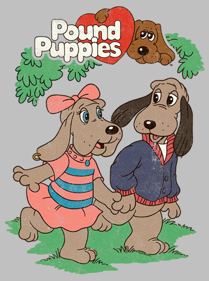 Fifth Sun Women's Pound Puppies Couple Stroll T-Shirt