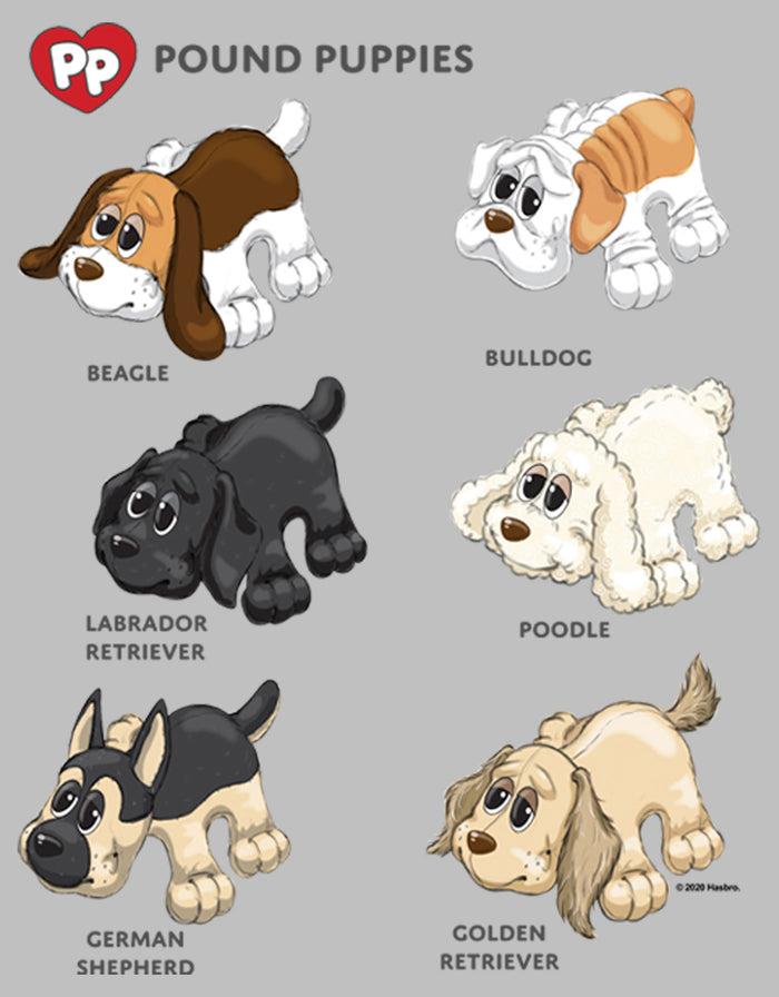 Fifth Sun Women's Pound Puppies Puppy Chart T-Shirt