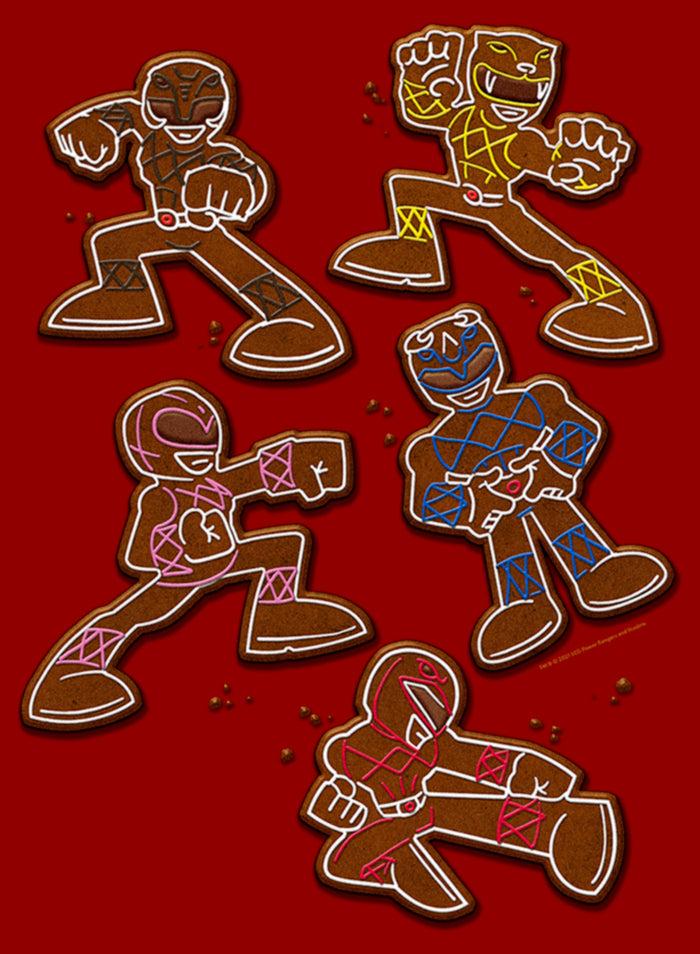 Fifth Sun Women's Power Rangers Power Ranger Cookies T-Shirt