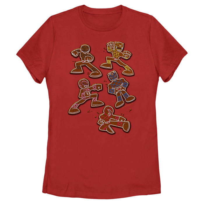 fifth sun Women's Power Rangers Power Ranger Cookies T-Shirt