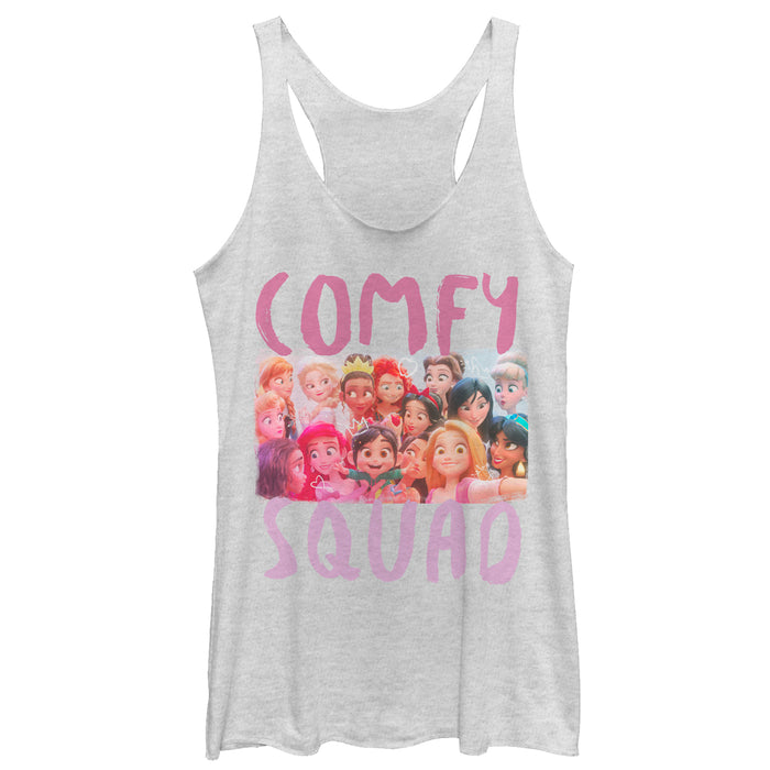 fifth sun Women's Ralph Breaks the Internet Comfy Squad Selfie Racerback Tank Top