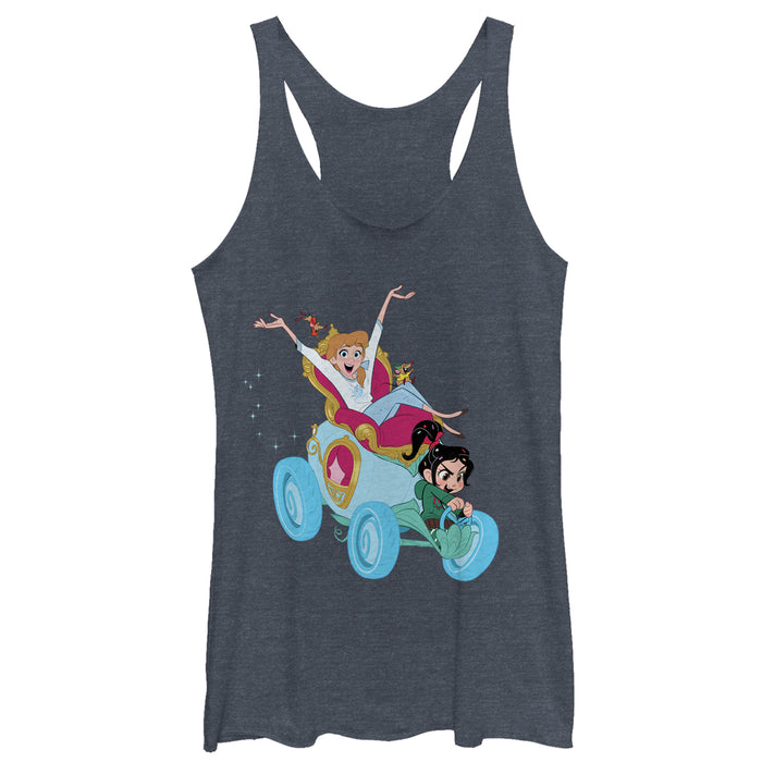 fifth sun Women's Ralph Breaks the Internet Race Racerback Tank Top