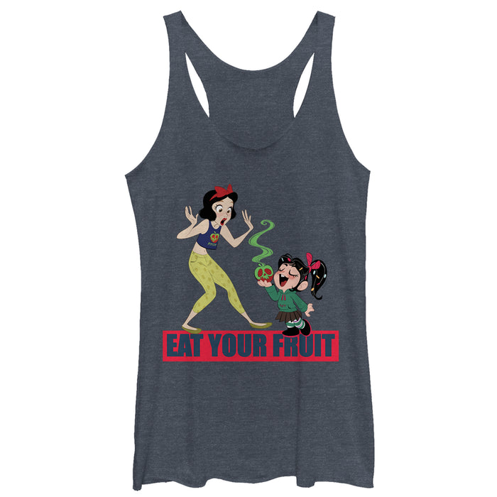 fifth sun Women's Ralph Breaks the Internet Snow Poison Fruit Racerback Tank Top