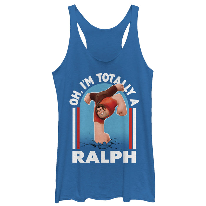 fifth sun Women's Ralph Breaks the Internet Totally a Ralph Racerback Tank Top