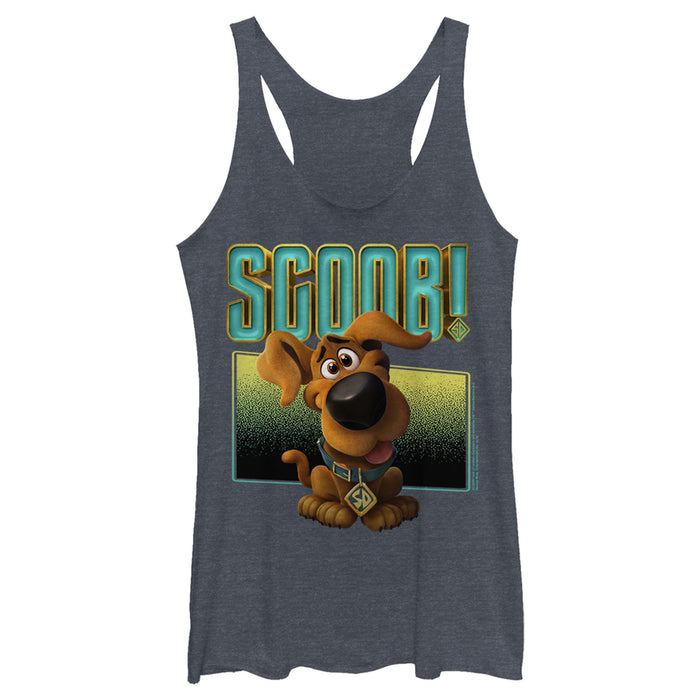 Fifth Sun Women's Scooby Doo Puppy Frame Racerback Tank Top