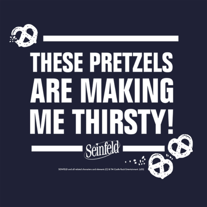 Fifth Sun Women's Seinfeld These Pretzels Are Making Me Thirsty T-Shirt
