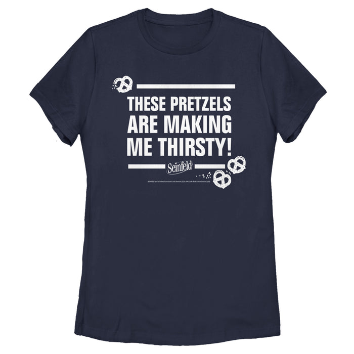 fifth sun Women's Seinfeld These Pretzels are Making Me Thirsty T-Shirt