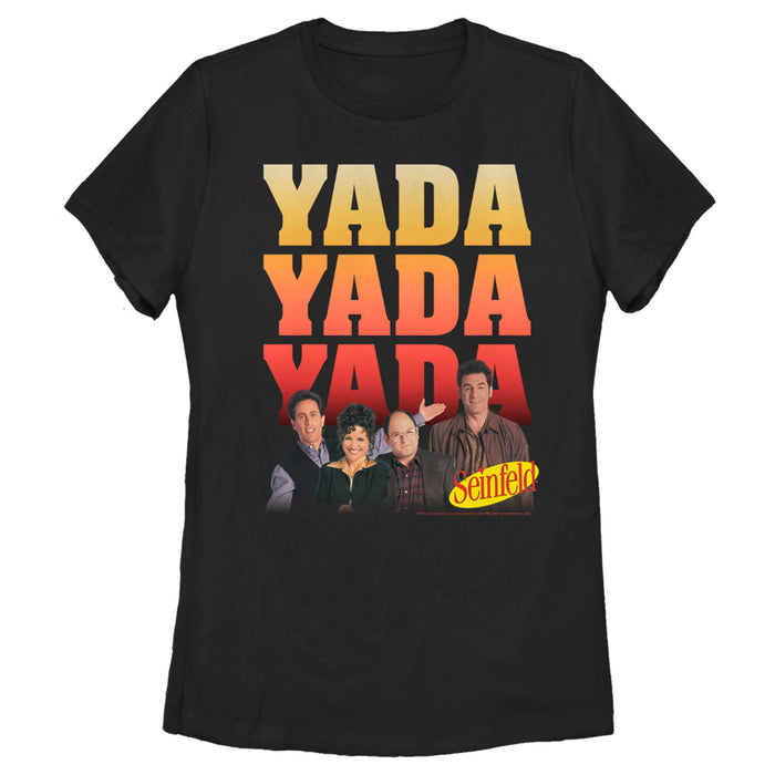 fifth sun Women's Seinfeld Yada Yada Yada Cast Photo T-Shirt
