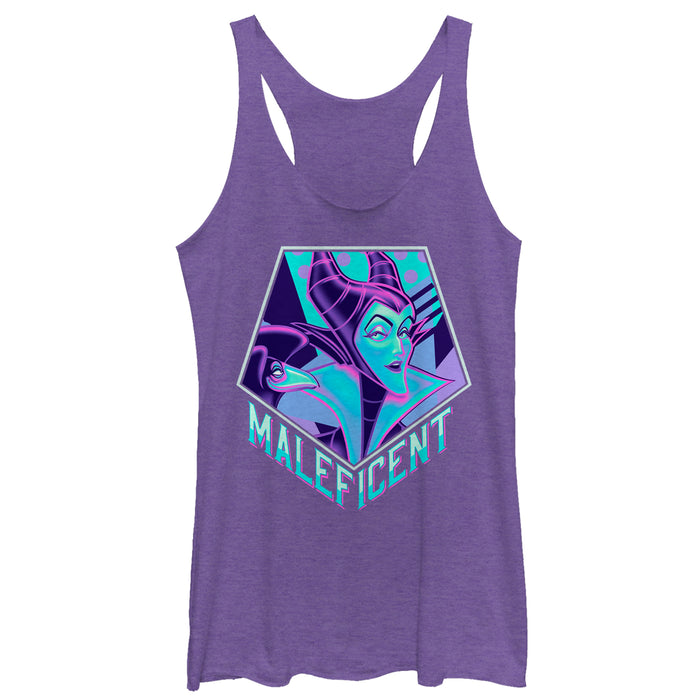 fifth sun Women's Sleeping Beauty 90's Maleficent Racerback Tank Top