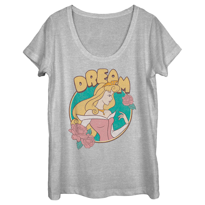 fifth sun Women's Sleeping Beauty Aurora Dream Scoop Neck