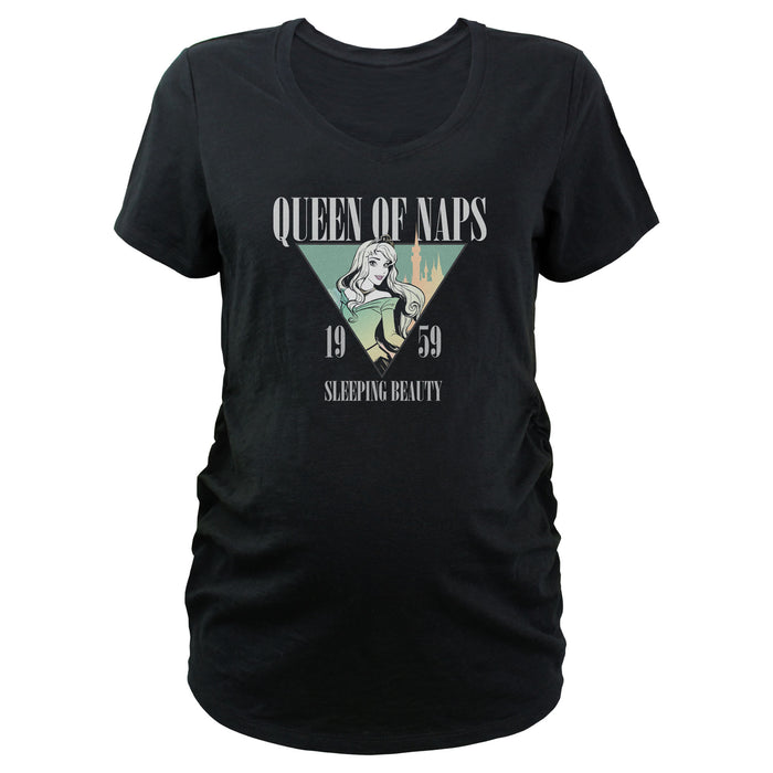 fifth sun Women's Sleeping Beauty Aurora Queen of Naps T-Shirt