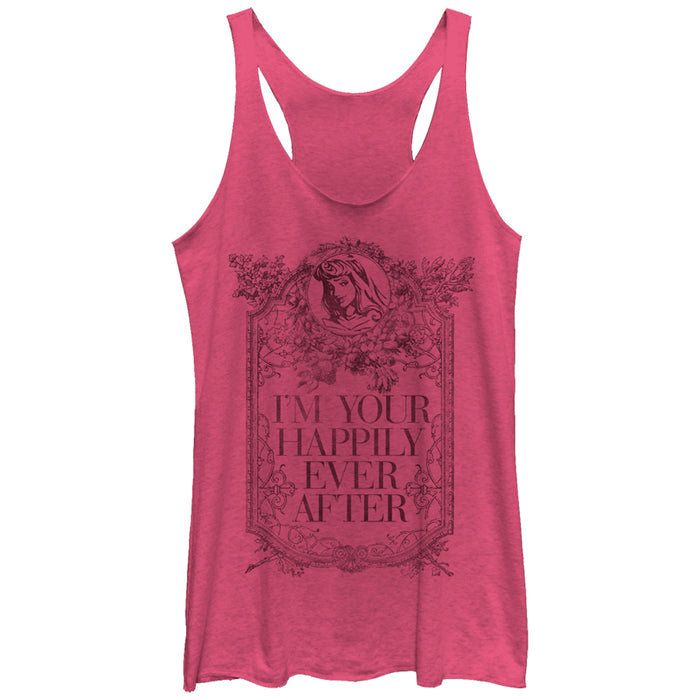 fifth sun Women's Sleeping Beauty Happily Ever After Racerback Tank Top