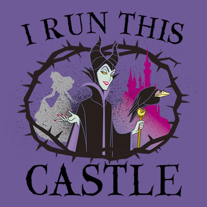 Fifth Sun Women's Sleeping Beauty Maleficent Castle Racerback Tank Top