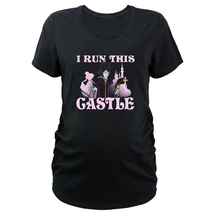 fifth sun Women's Sleeping Beauty Maleficent I Run This Castle T-Shirt