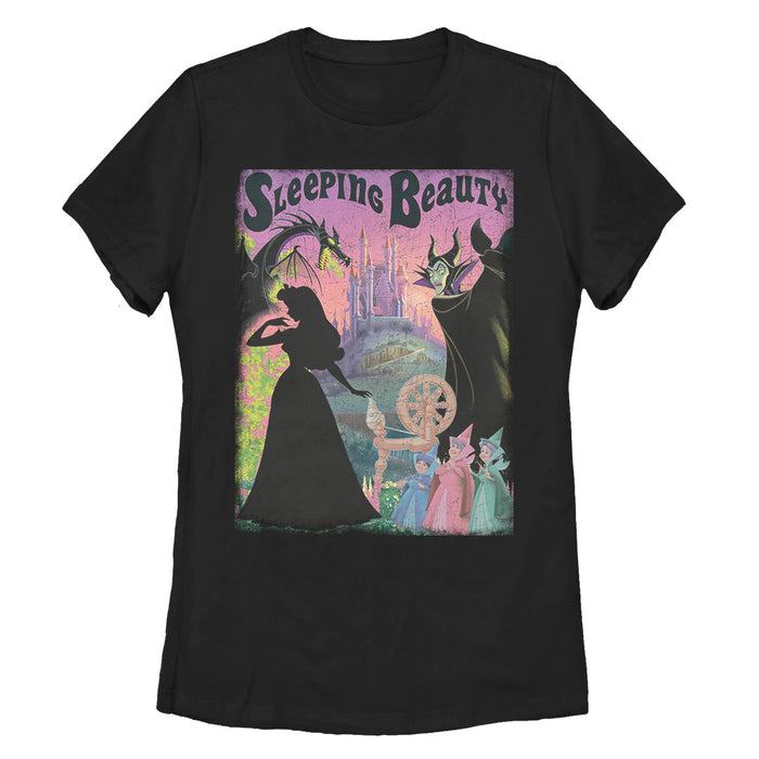 fifth sun Women's Sleeping Beauty Silhouettes T-Shirt