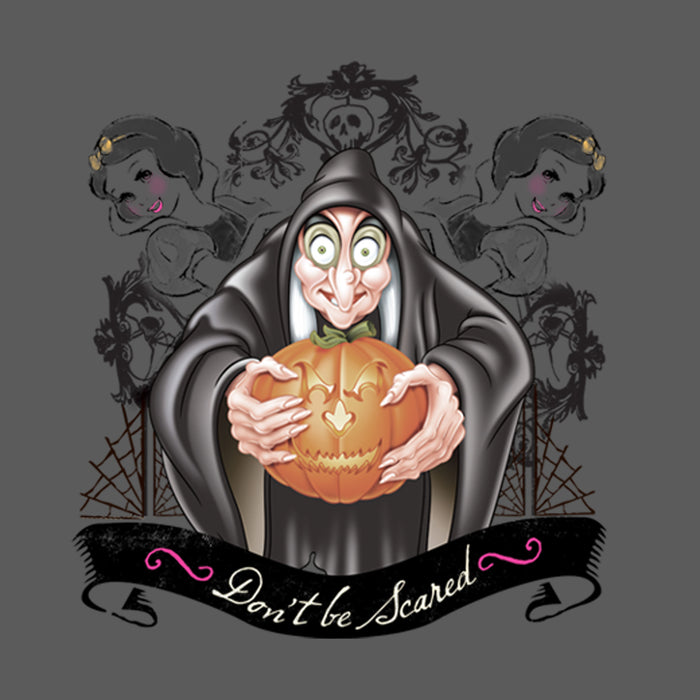 Fifth Sun Women's Snow White And The Seven Dwarfs Evil Queen Pumpkin Scoop Neck
