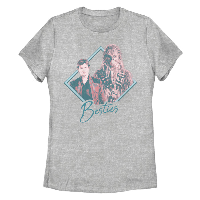 fifth sun Women's Solo: A Star Wars Story Besties Triangle T-Shirt