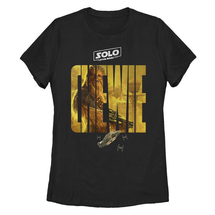 fifth sun Women's Solo: A Star Wars Story Chewie Poster T-Shirt