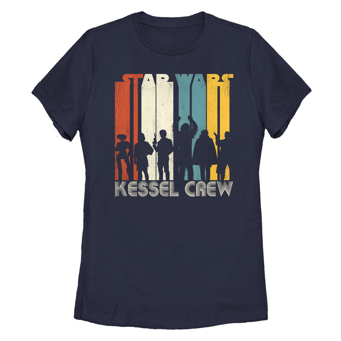 fifth sun Women's Solo: A Star Wars Story Kessel Crew Rainbow T-Shirt