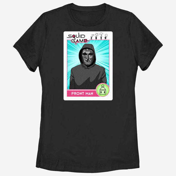 fifth sun Women's Squid Game Front Man Card T-Shirt