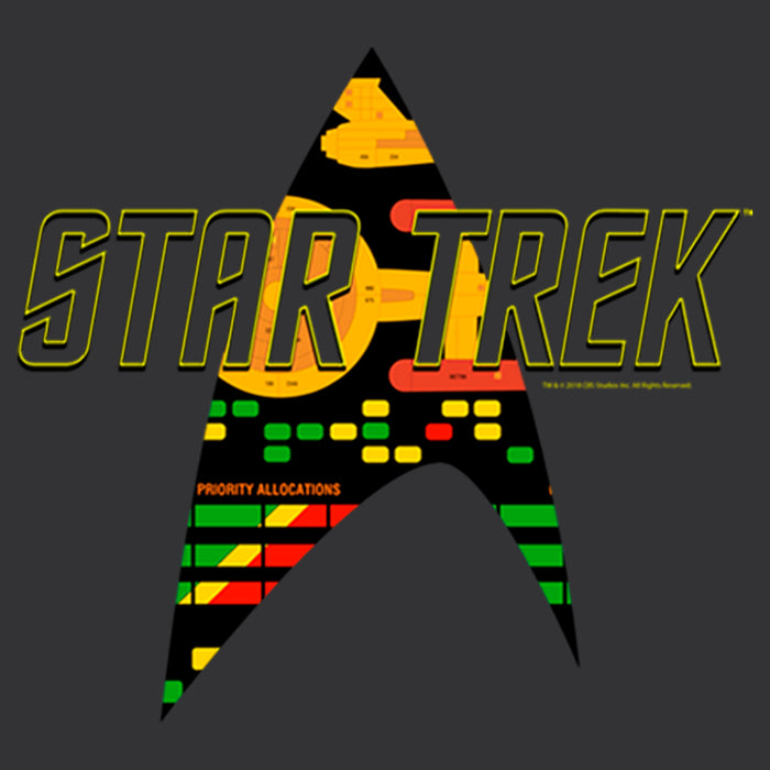 Fifth Sun Women's Star Trek Allocations Logo Racerback Tank Top
